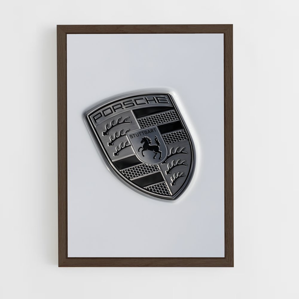 Poster Élan de puissance – affiche Porsche (vue 5)